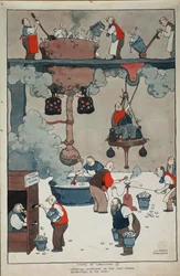 Señales de Navidad. Trabajando horas extras en el Departamento de Media Corona de la Casa de la Moneda